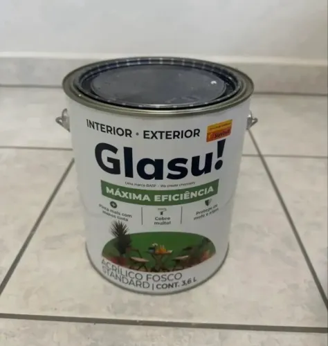 Tinta de Parede - Cor Gelo Fosco