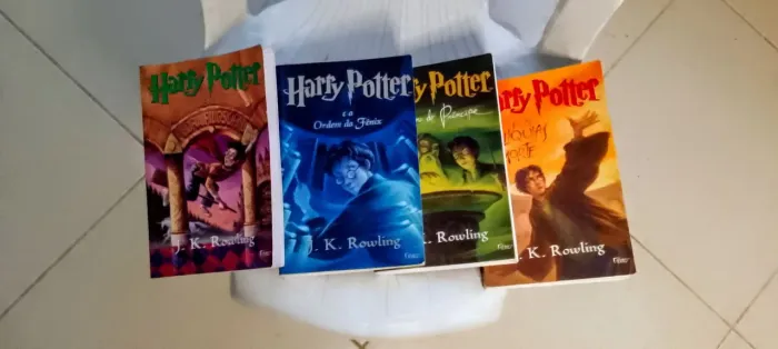 Livros Harry Potter coleção INCOMPLETA (1,5,6 e 7)