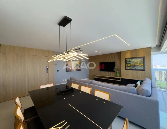 Apartamento 125m², com 3 suítes no Cena Marista, Setor Marista, mobiliado Apartamento com