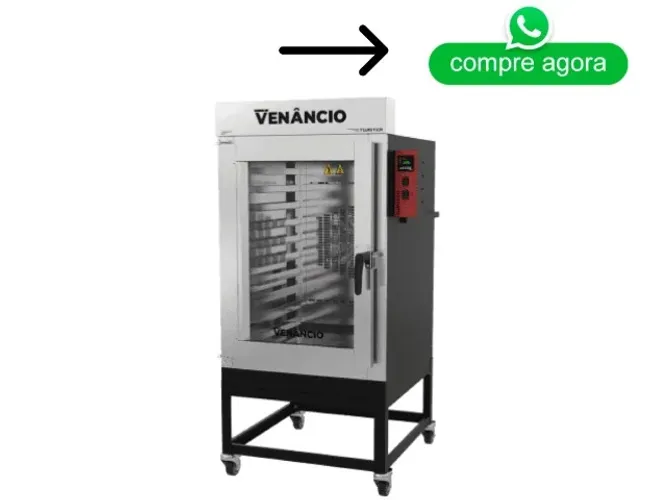Forno Turbo 8 Esteiras a Gás Venâncio