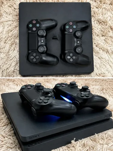 PS4 SLIM 1TB - 2 controles 