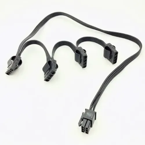 Cabo Molex 4 Pinos - 4 Conectores - Corsair/xpg - 1 Unidade