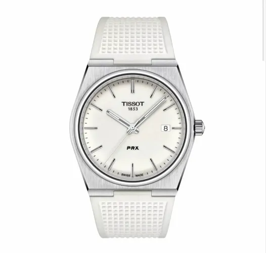 Relógio Tissot PRX Branco 40mm Novo
