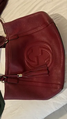 Bolsa Tote Gucci Soho Bordo
