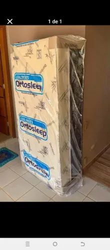 Cama box conjugada com 10 cm de espuma