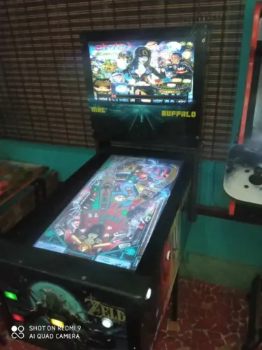 Maquina de Pinball Virtual, duas telas, 200 jogos, Espetacular