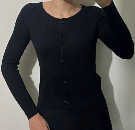 Cardigan kujten cashmere preto
