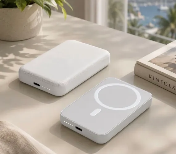 Carregador Portátil Indução, iPhone Apple Sem fio Bateria Carga