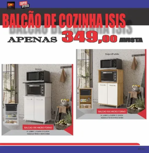 BALCÃO ISIS MICRO FORNO