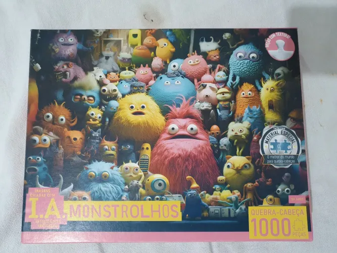 Quebra cabeça: IA MONSTROLHOS 1000 peças