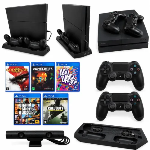 Vendo Playstation 4 FAT 500GB em excelente estado de conservação.