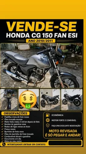 Honda cg 150 esi flex 2010/2011
