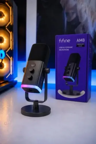 Microfone Fifine AM8 Novo lacrado USB/XLR