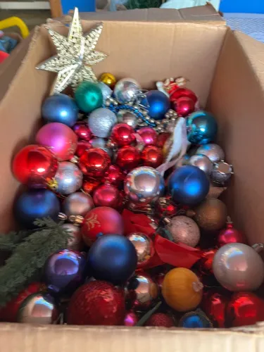 Enfeites Natal bolas e outros