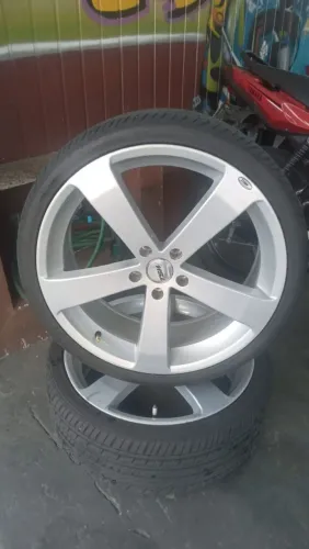 JOGO DE RODAS VORTX ARO 20 COM PNEUS ZERADOS