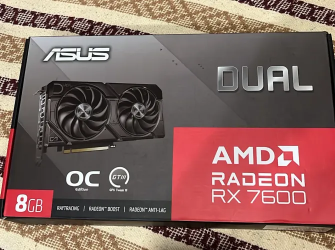 Placa de vídeo ASUS RX 7600