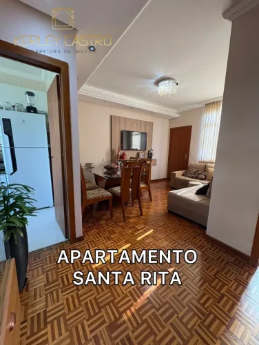 Apartamento com três quartos no bairro Santa Rita(Carmo).