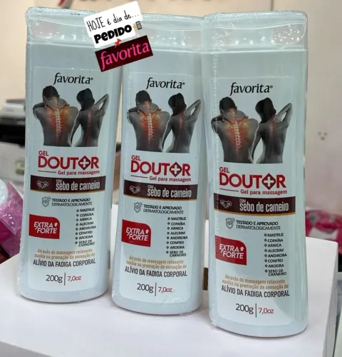 Gel doutor massagem favorita 