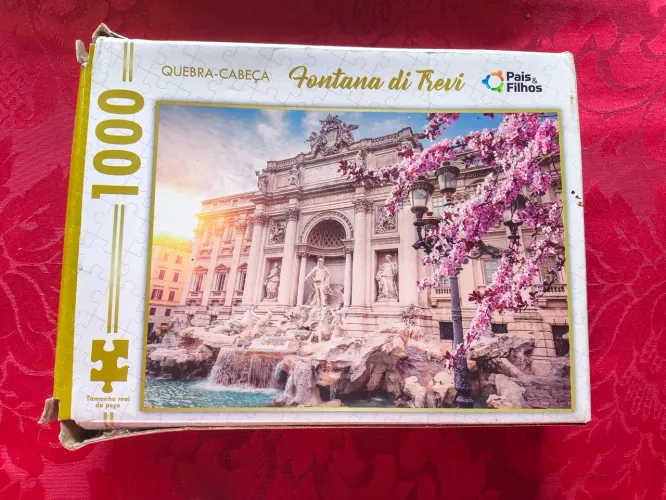 Quebra cabeça 1000 peças Fontana di Trevi