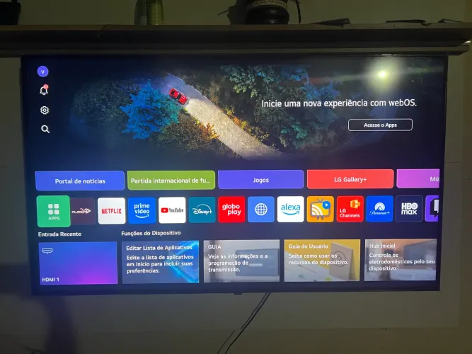 TV SMART LGwebOS TV NANO 55 polegadas