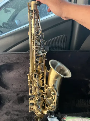 Sax alto completo com estojo