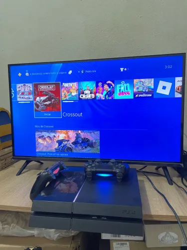 PS4 500GB 2 controles vários jogos - PlayStation 4 só paga depois que testar
