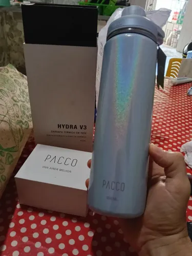 Garrafa Pacco Perolada 650 ml Zerada.