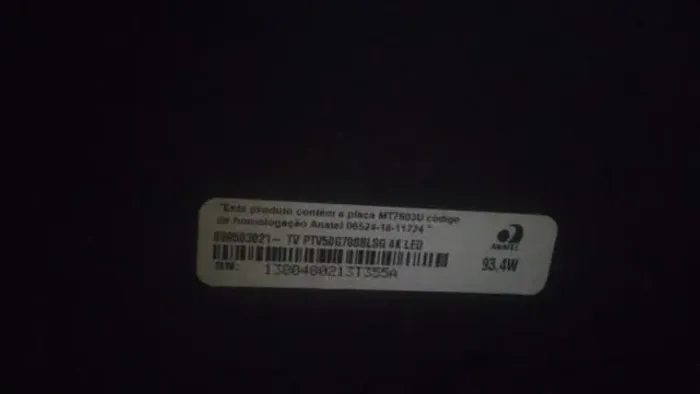 Tv para retirada de peças