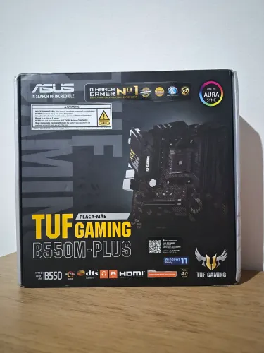 Placa Mãe Asus Tuf B550m Plus, Lacrado, NF, Garantia