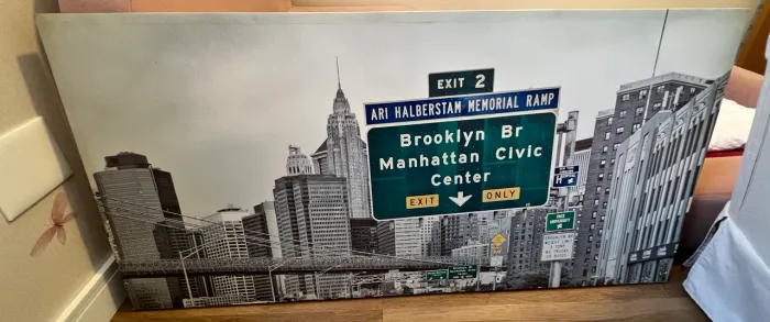 Quadro retrô New York decoração