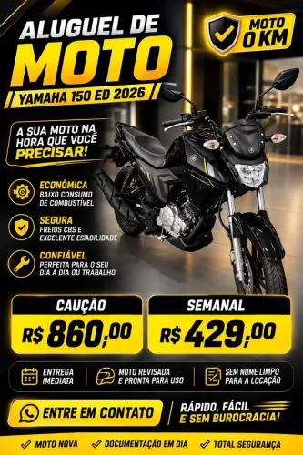 Factor 0km disponível para locação