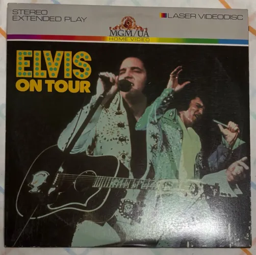 LD Elvis Presley Elvis On Tour (1984) LaserDisc