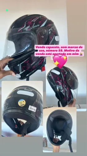 Vendo capacete novo