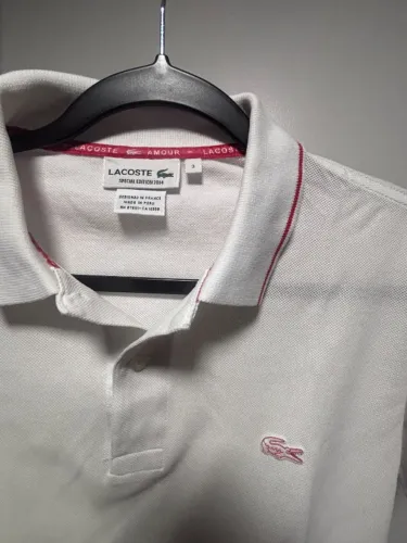 Camisa Polo Lacoste original branca tamanho P