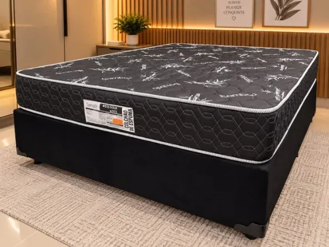 Cama Box Casal com Colchão D33 PROMOÇÃO
