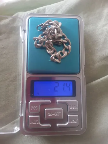 Pulseira de prata maciça 950 