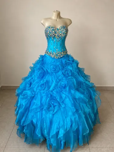 Vestido de 15 anos da Cinderela da coleção Diney Royal Ball 
