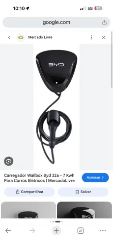 Wallbox Byd zero na caixa