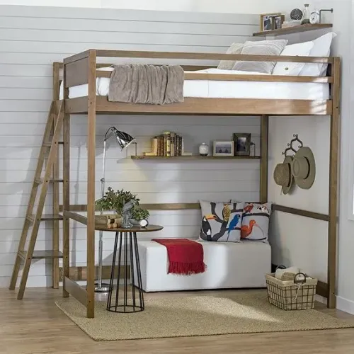 Sistema Quarto Integrado Tok&Stok (C/Cama Casal Suspensa)