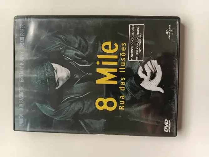 Dvd filme 8 mile rua das ilusões- original