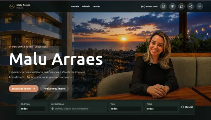 Site Imobiliaria Corretor Imoveis