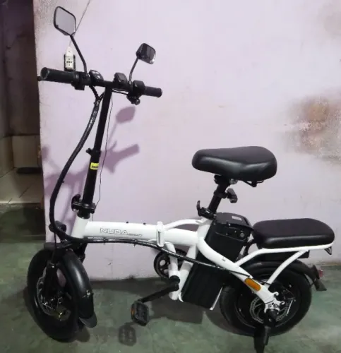 Bicicleta Elétrica Dobrável Nuda