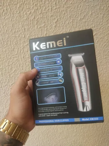 Máquina De Acabamento Profissional Kemei KM-032