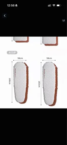 Isolante Ultraleve Inflável R5,8 Pequeno Naturehike -20 graus C