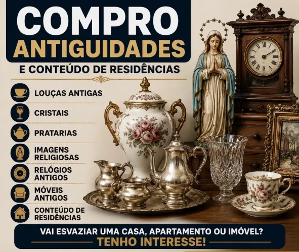 Interesse em Antiguidades e Coleções