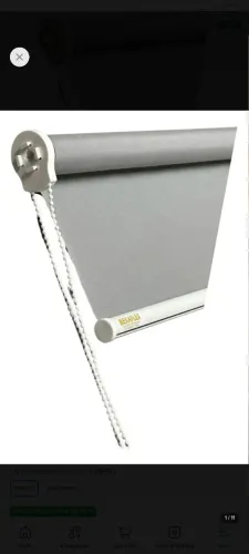 Cortina Rolo Blackout 0% Quartos/salas 1,40 L X 1,20 A