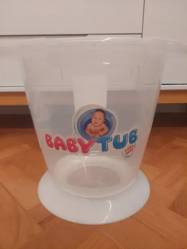 Banheira baby tub transparente (ofurô)