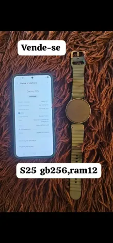 Vende-se Samsung s25 com relógio 3500 reais