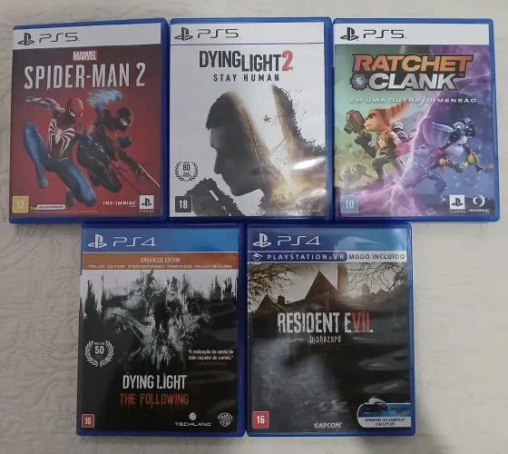 (SOMENTE VENDA) - Jogos de PS5/PS4