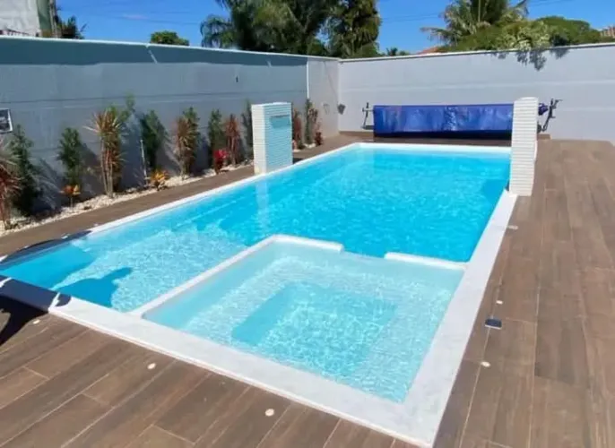 Piscina completa com aquecimento instalada 9 metros